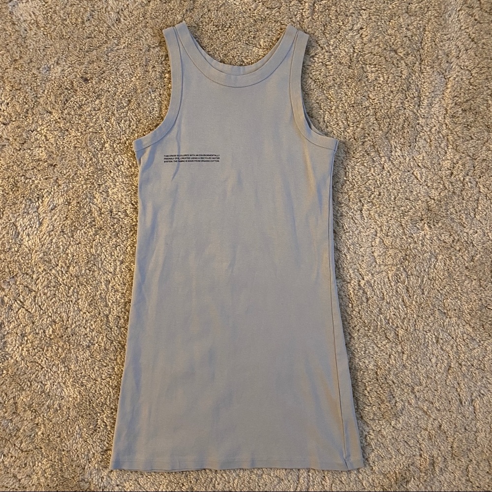 Pangaia Women’s Organic Cotton Tank Dress Stone - XS